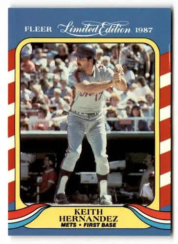 1987 Fleer Limited Edition #20 Keith Hernandez EX ID:48796