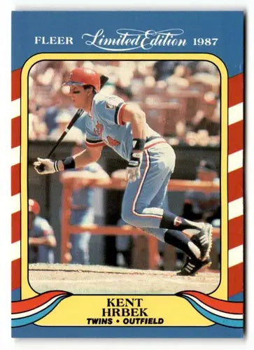 1987 Fleer Limited Edition #22 Kent Hrbek NM ID:48794 - Baseball Card Single