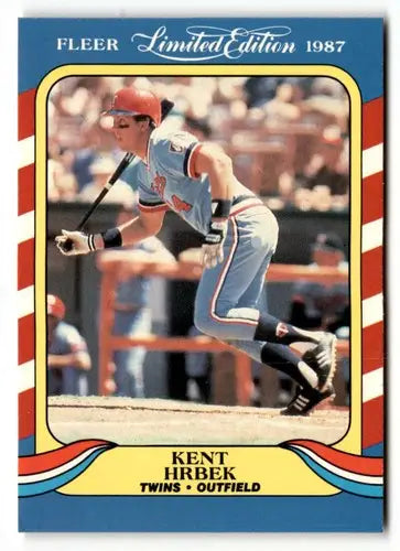 1987 Fleer Limited Edition #22 Kent Hrbek NM ID:48821 - Baseball Card Single