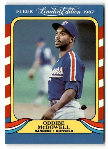 1987 Fleer Limited Edition #27 Oddibe McDowell NM ID:48807 - Baseball Card Single