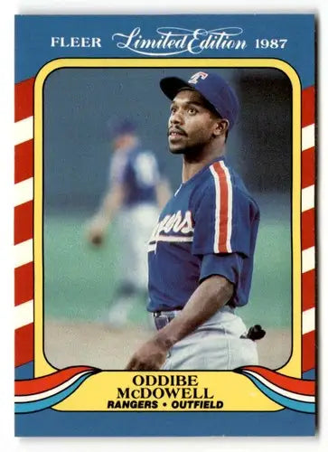 1987 Fleer Limited Edition #27 Oddibe McDowell NM ID:48882 - Baseball Card Single