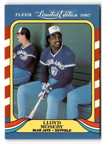 1987 Fleer Limited Edition #29 Lloyd Moseby EX/NM ID:48765 - Baseball Card Single