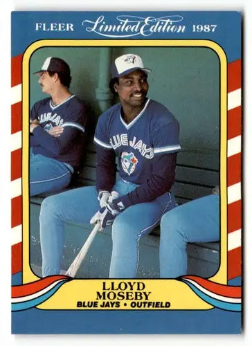 1987 Fleer Limited Edition #29 Lloyd Moseby NM ID:48805 - Baseball Card Single