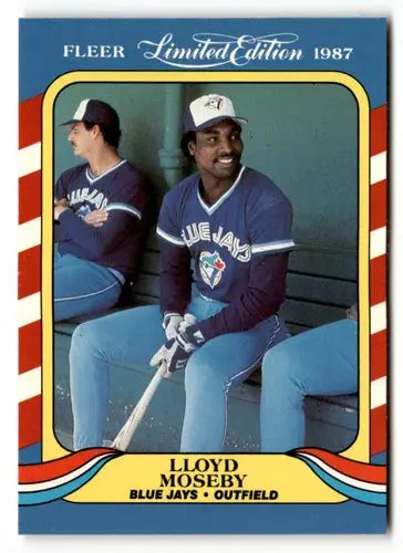 1987 Fleer Limited Edition #29 Lloyd Moseby NM ID:48880 - Baseball Card Single