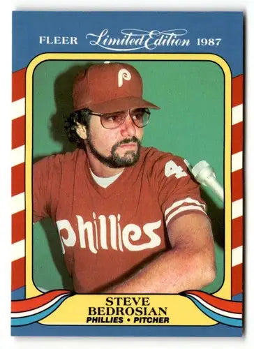 1987 Fleer Limited Edition #3 Steve Bedrosian NM ID:48783 - Baseball Card Single