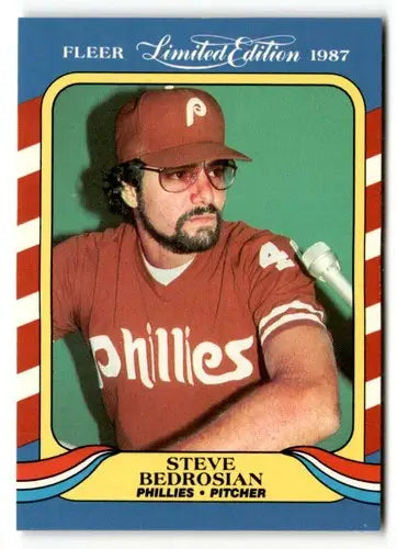 1987 Fleer Limited Edition #3 Steve Bedrosian NM ID:48862 - Baseball Card Single