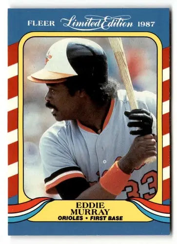 1987 Fleer Limited Edition #31 Eddie Murray NM ID:48878 - Baseball Card Single