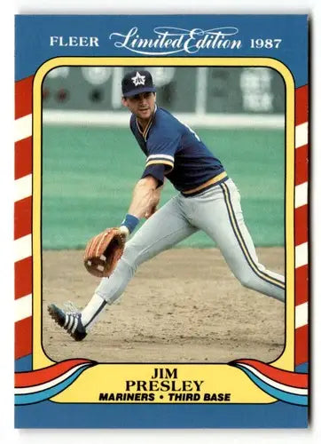 1987 Fleer Limited Edition #33 Jim Presley NM ID:48876 - Baseball Card Single