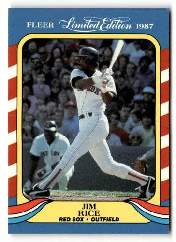 1987 Fleer Limited Edition #35 Jim Rice NM ID:48759 - Baseball Card Single