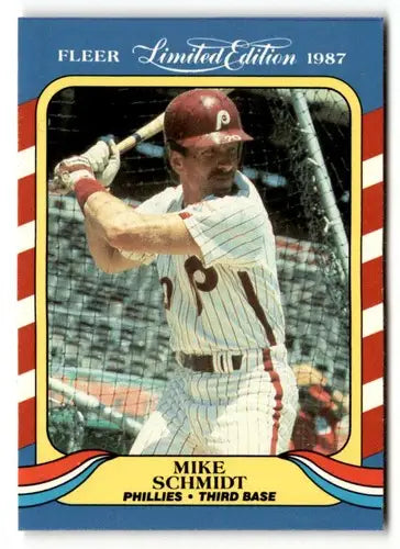 1987 Fleer Limited Edition #37 Mike Schmidt NM ID:48757