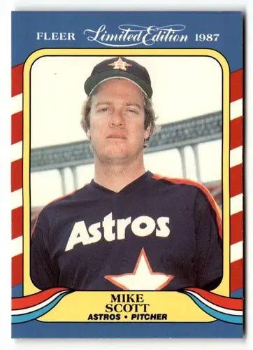 1987 Fleer Limited Edition #38 Mike Scott NM ID:48780 - Baseball Card Single