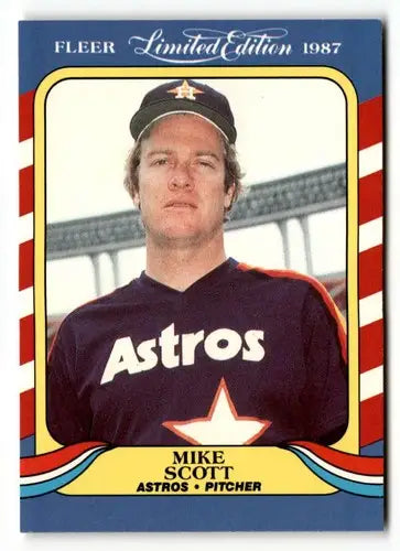 1987 Fleer Limited Edition #38 Mike Scott NM ID:48816 - Baseball Card Single