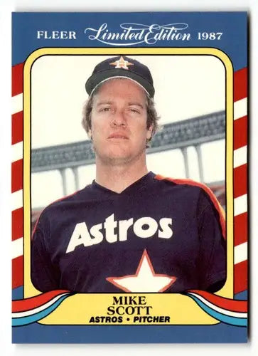 1987 Fleer Limited Edition #38 Mike Scott NM ID:48873 - Baseball Card Single