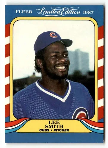 1987 Fleer Limited Edition #39 Lee Smith NM ID:48813 - Baseball Card Single