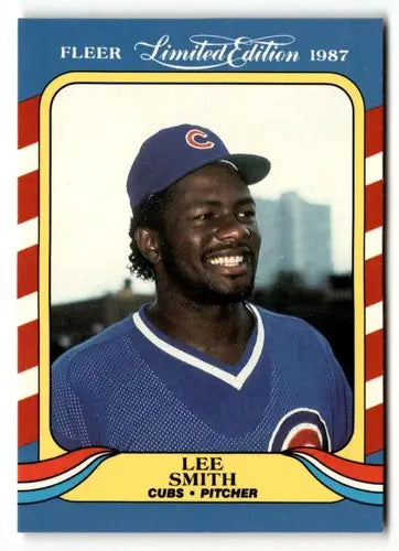 1987 Fleer Limited Edition #39 Lee Smith NM ID:48870 - Baseball Card Single