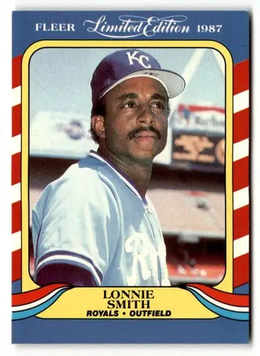 1987 Fleer Limited Edition #40 Lonnie Smith NM ID:48814 - Baseball Card Single