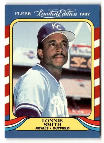 1987 Fleer Limited Edition #40 Lonnie Smith NM ID:48871 - Baseball Card Single