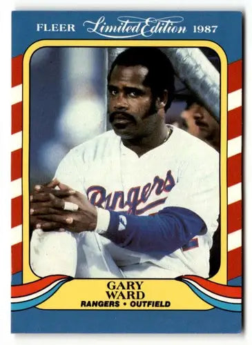 1987 Fleer Limited Edition #41 Gary Ward NM ID:48820