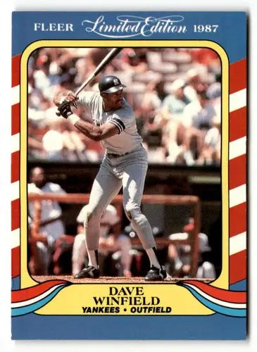 1987 Fleer Limited Edition #42 Dave Winfield NM ID:48812 - Baseball Card Single