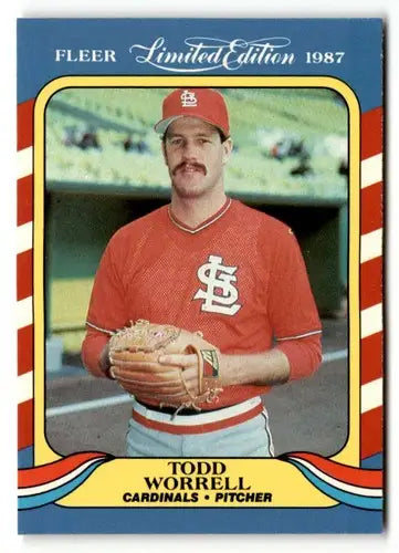 1987 Fleer Limited Edition #43 Todd Worrell NM ID:48775 - Baseball Card Single
