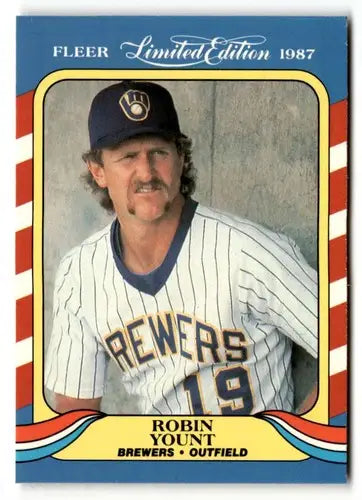 1987 Fleer Limited Edition #44 Robin Yount NM ID:48774 - Baseball Card Single