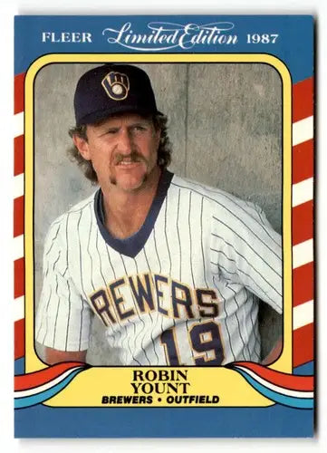 1987 Fleer Limited Edition #44 Robin Yount NM ID:48819 - Baseball Card Single