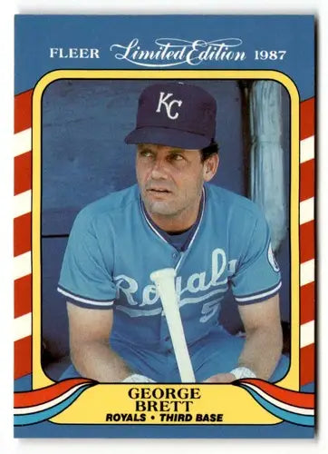 1987 Fleer Limited Edition #5 George Brett NM ID:48781 - Baseball Card Single