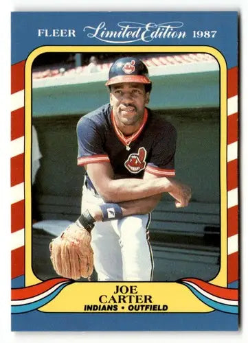 1987 Fleer Limited Edition #7 Joe Carter NM ID:48858 - Baseball Card Single