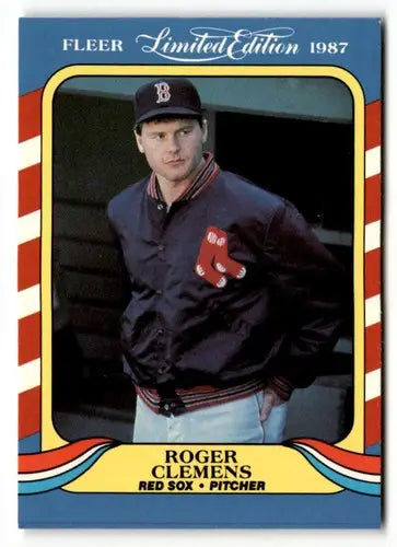 1987 Fleer Limited Edition #9 Roger Clemens EX/NM ID:48834 - Baseball Card Single
