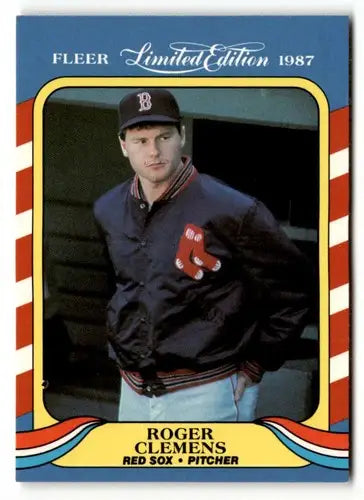 1987 Fleer Limited Edition #9 Roger Clemens NM ID:48790 - Baseball Card Single