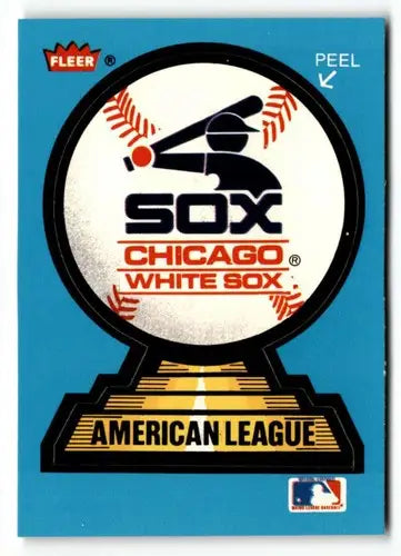 1987 Fleer #NNO Chicago White Sox Team Stickers NM ID:48892 - Baseball Card Single