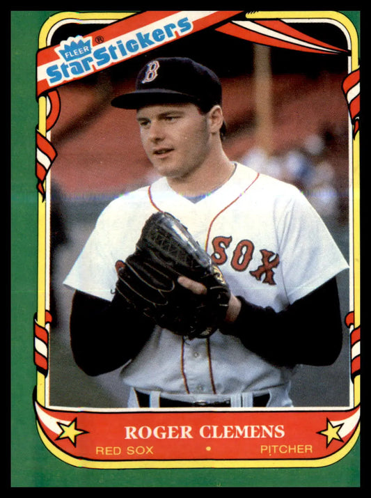 1987 Fleer Star Stickers #24 Roger Clemens - Baseball Card Single