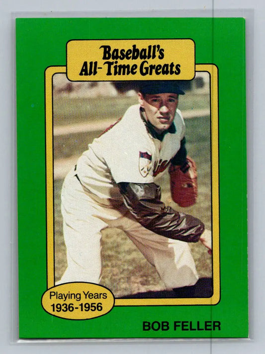 1987 Hygrade All-Time Greats NNO Bob Feller baseball card for collectors and fans