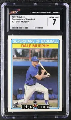 1987 Kaybee Dale Murphy #21 Superstars of Baseball Baseball CGC 7