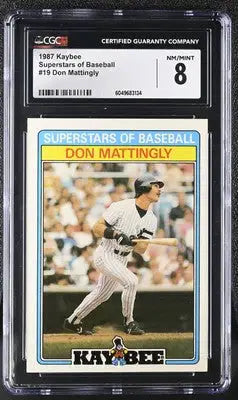 1987 Kaybee Don Mattingly #19 Superstars of Baseball Baseball CGC 8