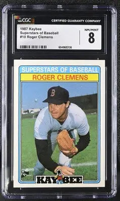 1987 Kaybee Roger Clemens #10 Superstars of Baseball Baseball CGC 8