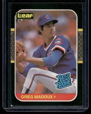 1987 Leaf Greg Maddux #36 Baseball - Baseball