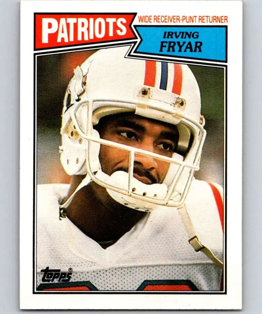 1987 Topps #102 Irving Fryar EX Excellent New England Patriots Football Card - Football Card Single