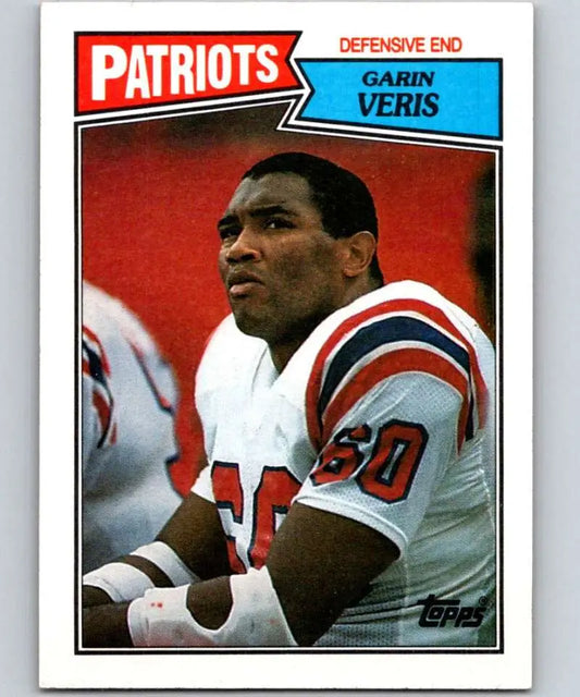1987 Topps #106 Garin Veris EX Excellent New England Patriots Football Card - Football Card Single
