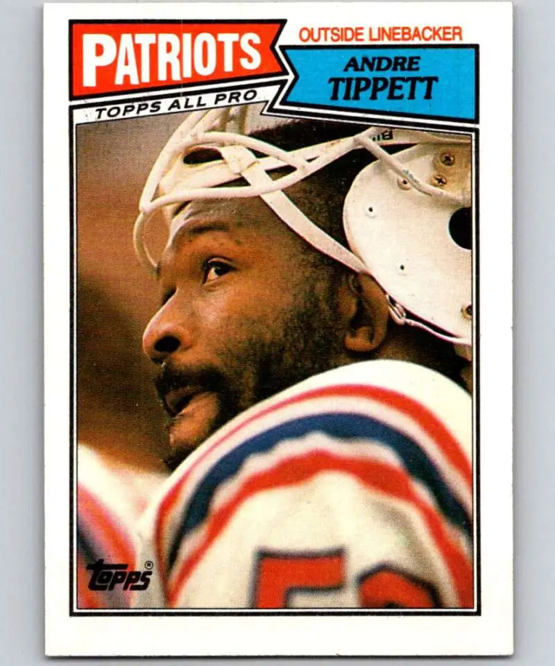 1987 Topps #107 Andre Tippett EX Excellent New England Patriots Football Card - Football Card Single