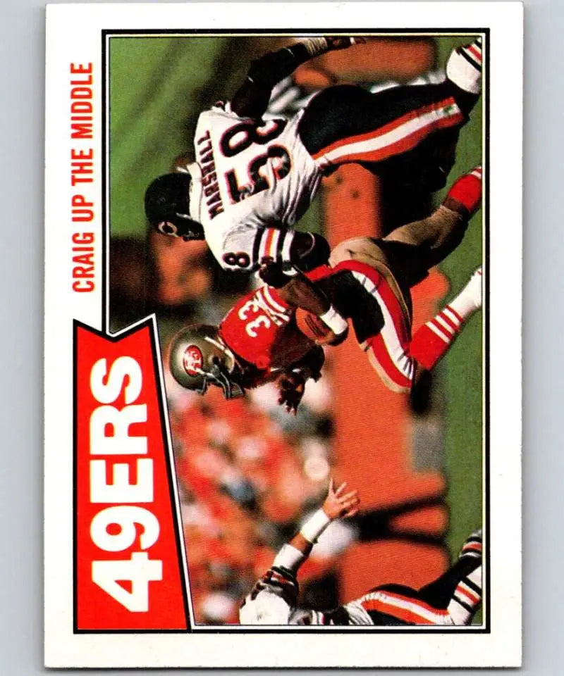 1987 Topps #111 Roger Craig EX Excellent San Francisco 49ers Football Card - Football Card Single