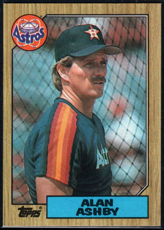 1987 Topps #112 Alan Ashby EX Excellent Houston Astros Baseball Card - Baseball Card Single