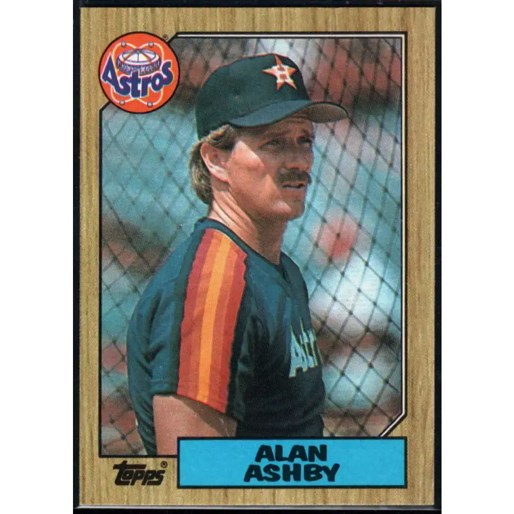 1987 Topps #112 Alan Ashby EX Excellent Houston Astros Baseball Card - Baseball Card Single