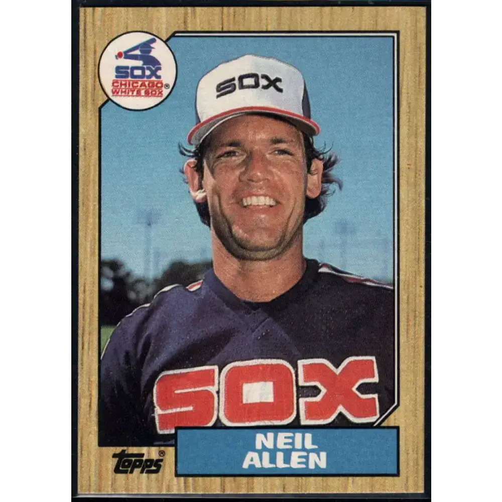 1987 Topps #113 Neil Allen EX Excellent Chicago White Sox Baseball Card - Baseball Card Single
