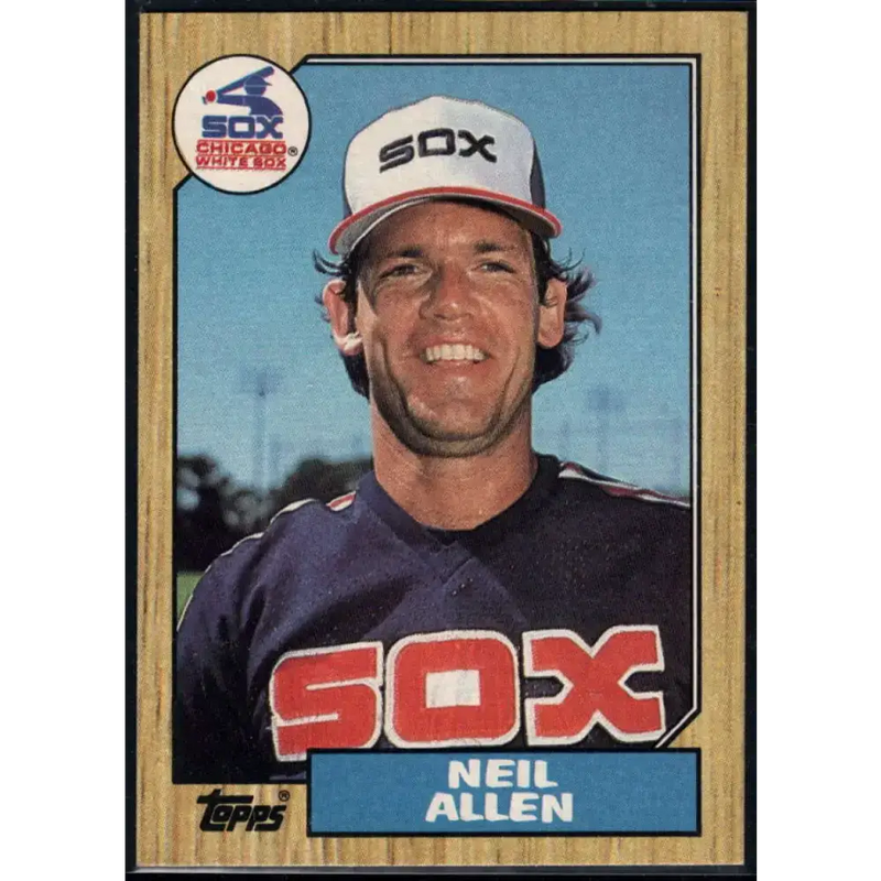 1987 Topps #113 Neil Allen EX Excellent Chicago White Sox Baseball Card - Baseball Card Single