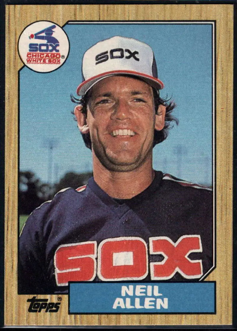1987 Topps #113 Neil Allen EX Excellent Chicago White Sox Baseball Card - Baseball Card Single
