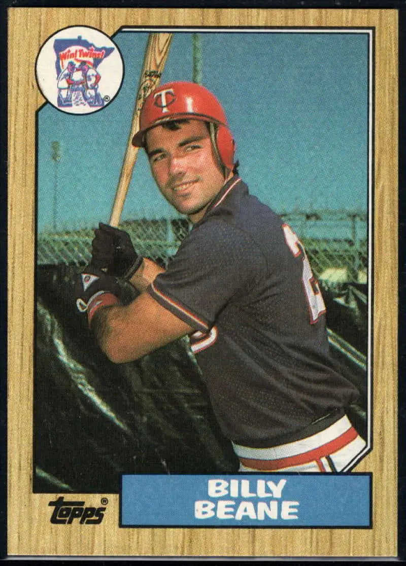 1987 Topps #114 Billy Beane EX Excellent Minnesota Twins Baseball Card - Baseball Card Single