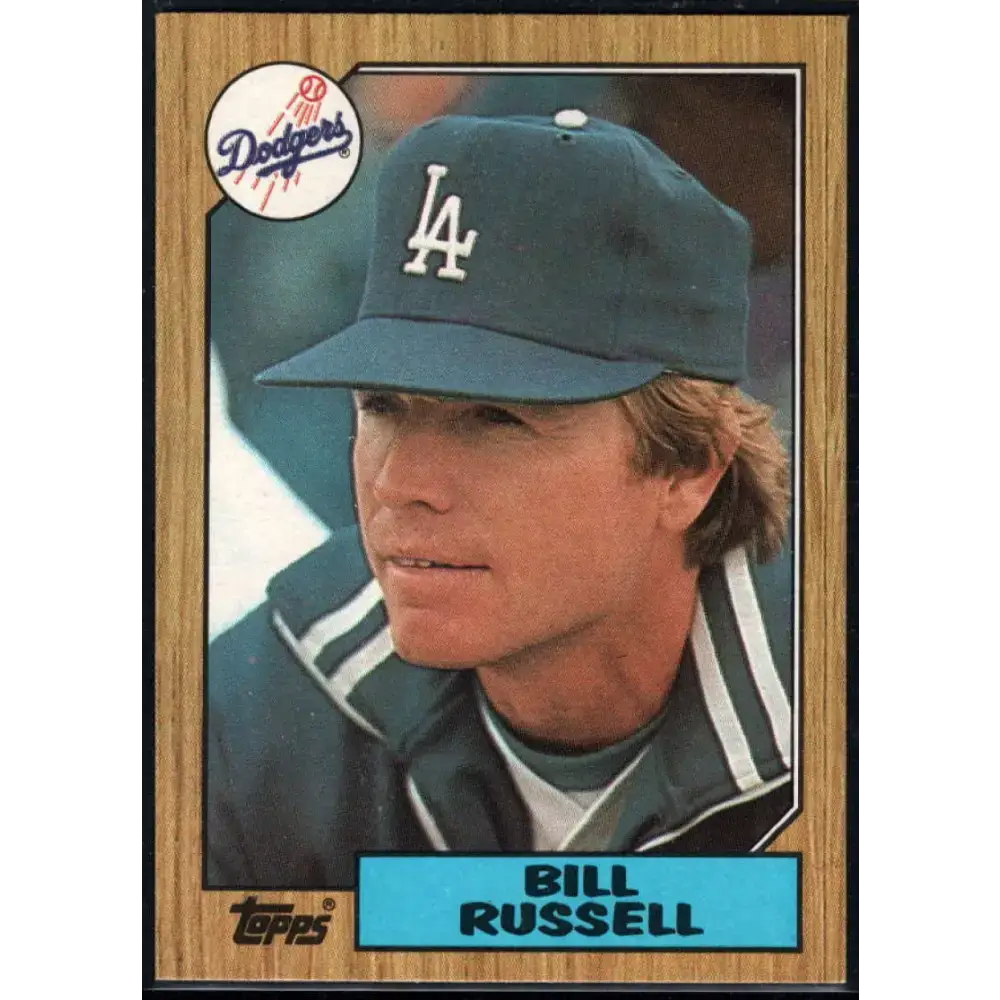 1987 Topps #116 Bill Russell EX Excellent Los Angeles Dodgers Baseball Card - Baseball Card Single