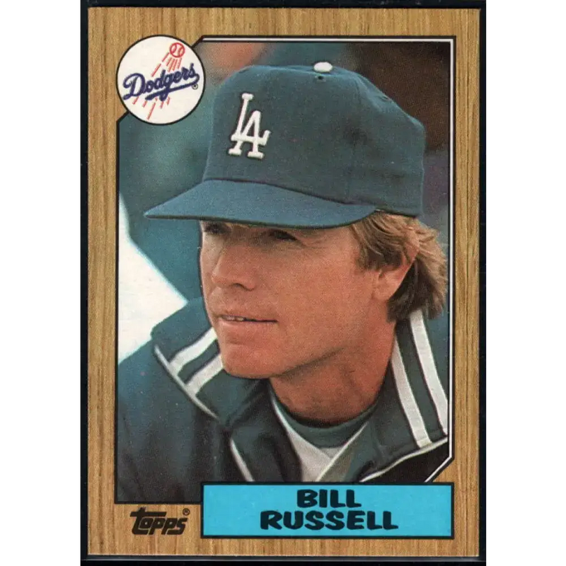 1987 Topps #116 Bill Russell EX Excellent Los Angeles Dodgers Baseball Card - Baseball Card Single