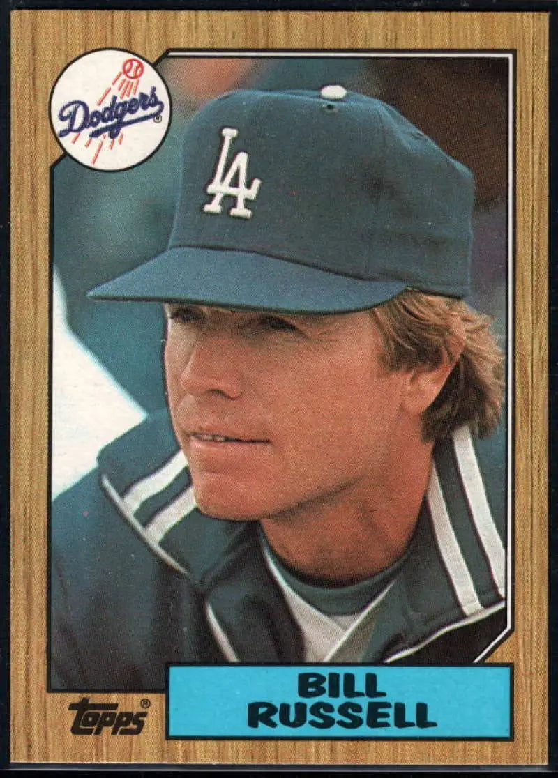 1987 Topps #116 Bill Russell EX Excellent Los Angeles Dodgers Baseball Card - Baseball Card Single